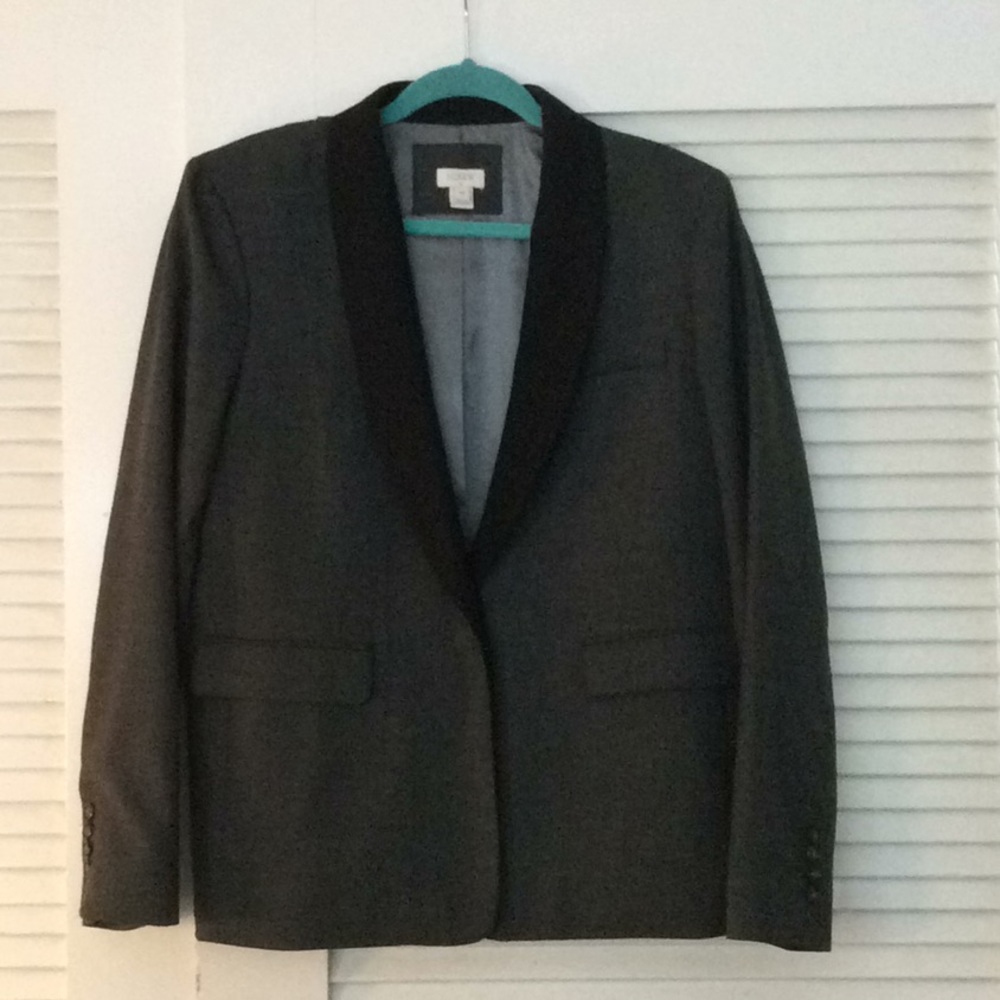 J Crew Tuxedo Blazer Size 14